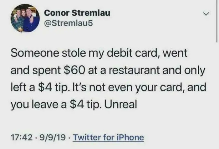 Is It Morally Better To Leave A Bigger Tip If The Money Is Not Yours?