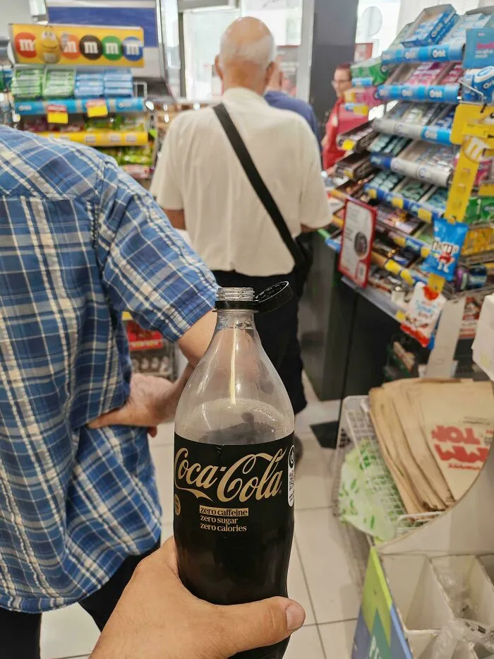 Morality Of Drinking The Beverage You Are About To Buy While Waiting In The Line
