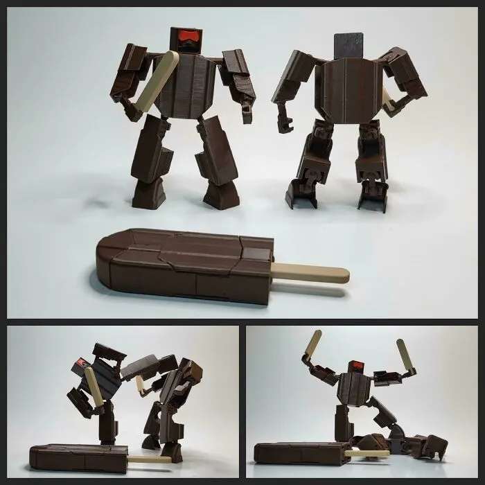 I Designed A Bot That Transforms Into A Fudge-Pop. I Call Him Fudgement Day