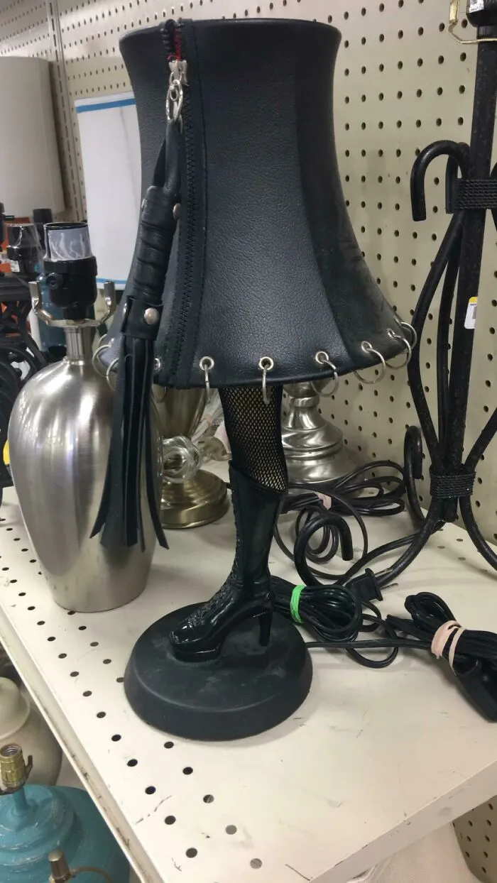 I Think About This Lamp Often. Found At A Goodwill Near Indy