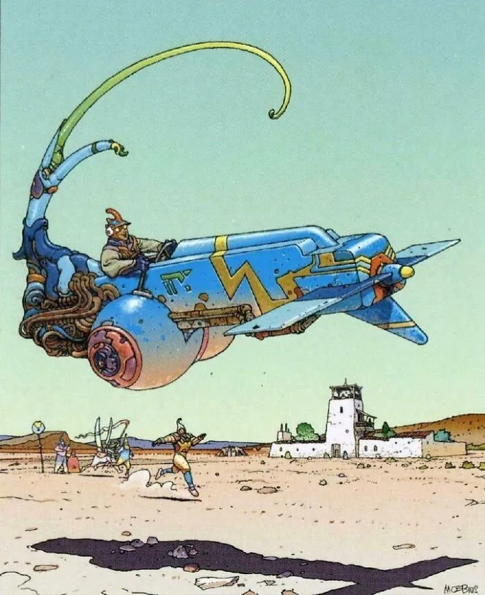 Jean Giraud AKA Moebius (France, 1938 - 2012) Starwatcher