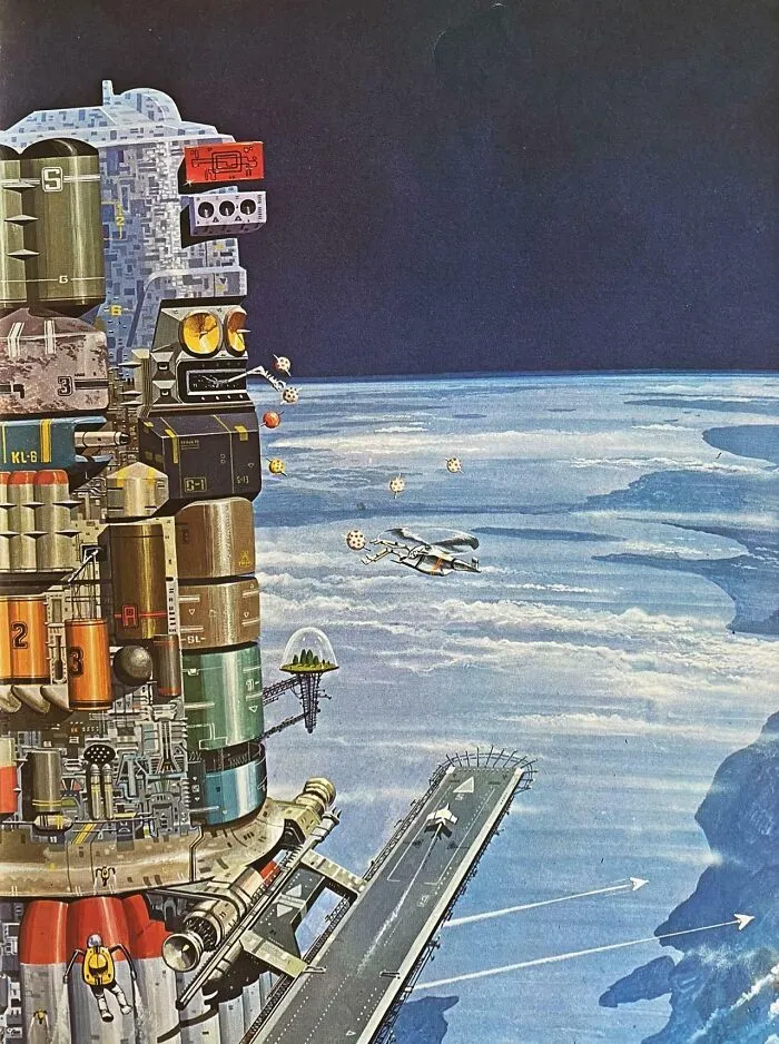 'Space Station,' Angus Mckie. 1978