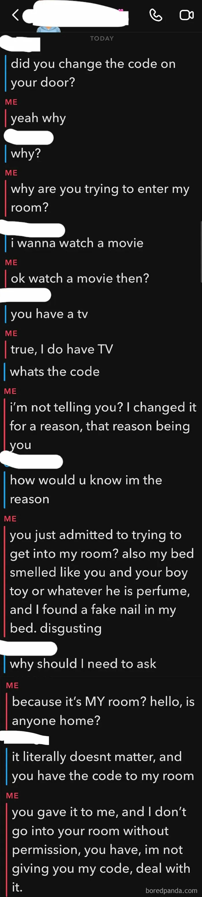 My Roommate Has Been Entering My Room, And Using My Bed And TV While I’ve Been Out