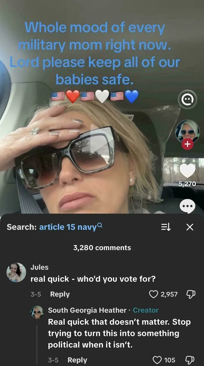 You Know Who She Voted For