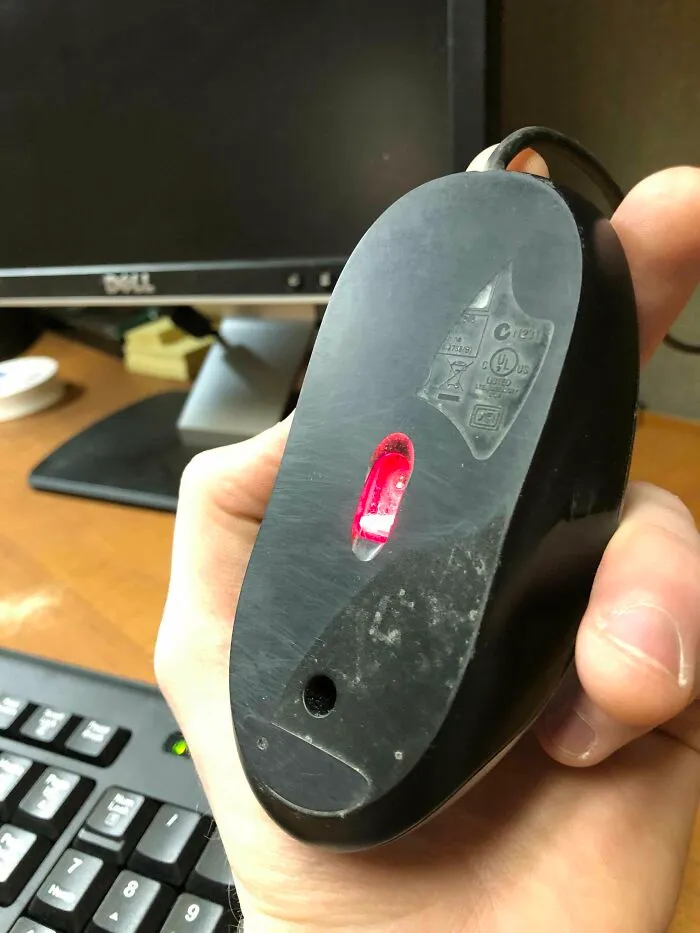Mouse Still Works, The Owner Couldn't Figure Out Why I Was Snapping This Picture