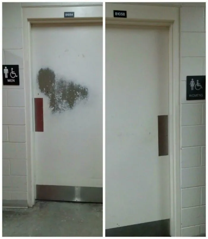 The Men's Bathroom Door vs. The Women's At My Engineering University