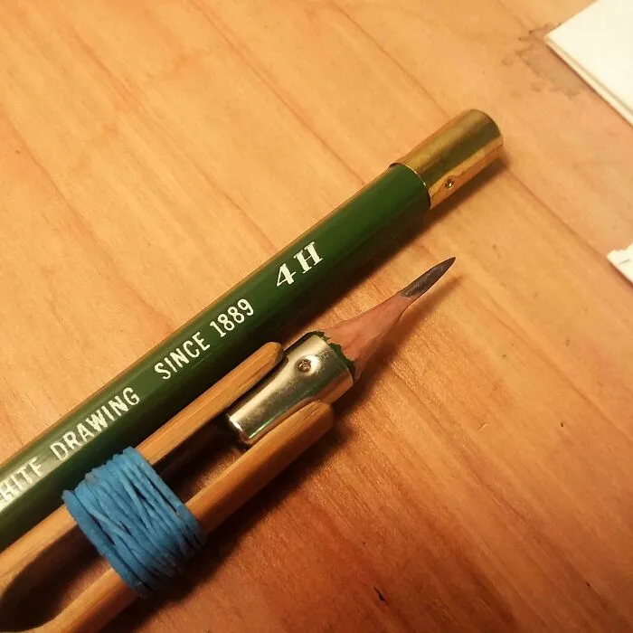 4h Drawing Pencil In It's Final Days