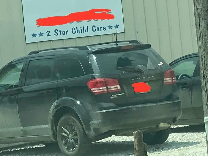 Pulled Up To My Kids New Daycare This Morning . .