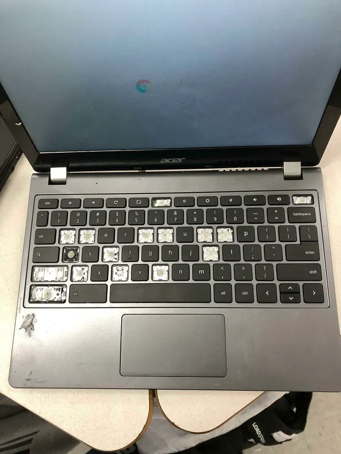 What Kids Do To The Chrome Books At My School