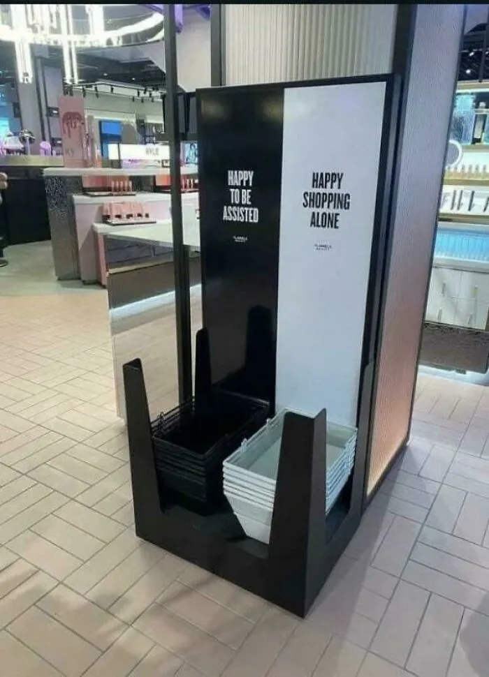 Brilliant Idea If You Do/Don’t Want To Be Bothered While Shopping