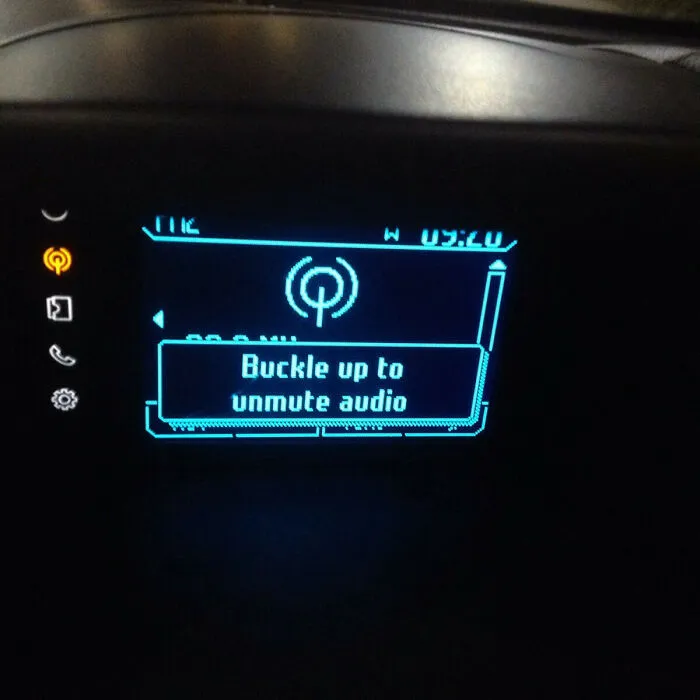 This Car Won't Let Me Listen To Music Unless I Put My Seatbelt On