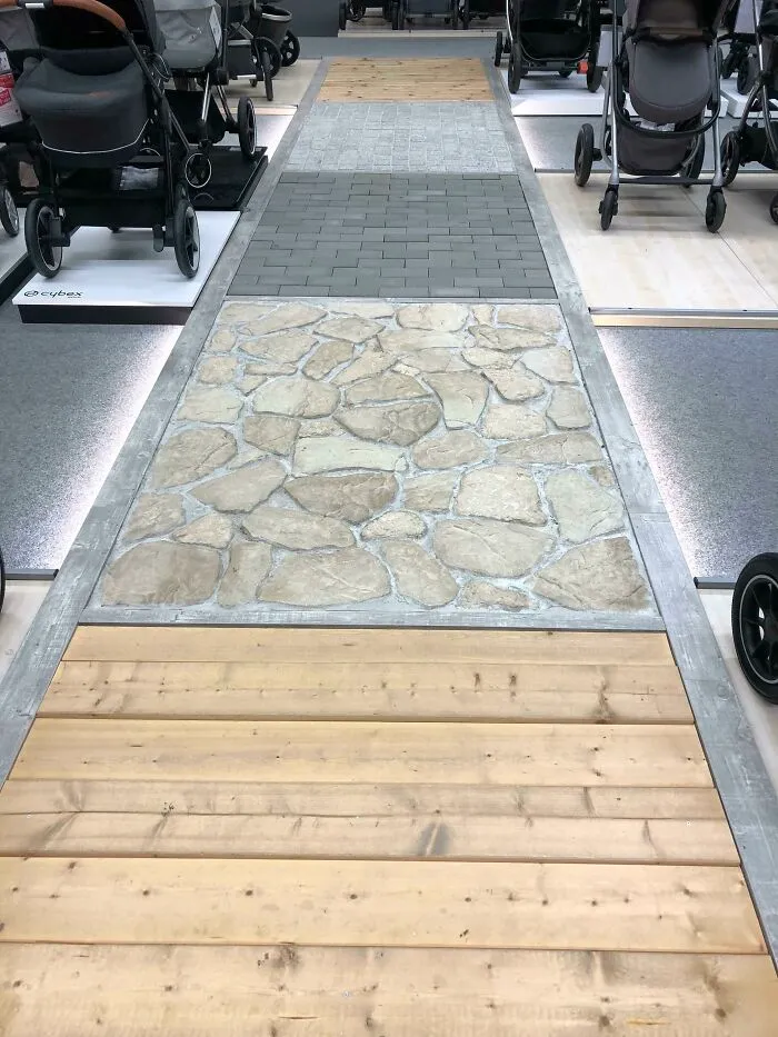 This Baby Store Has Different Surfaces To “Road Test” The Strollers