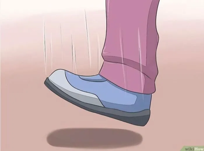 Funny WikiHow illustration of a person's foot about to stomp, ideal for a meme page.