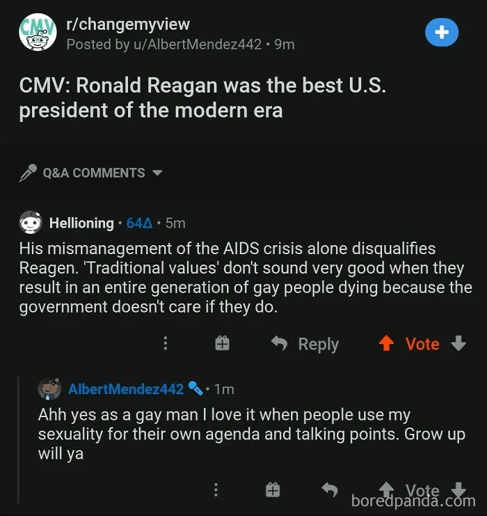 As A Gay Man We Shouldn't Mention Reagan's Response To The Aids Epidemic
