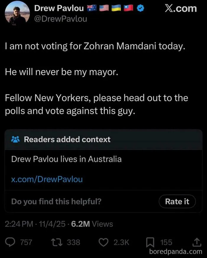 As A New Yorker…