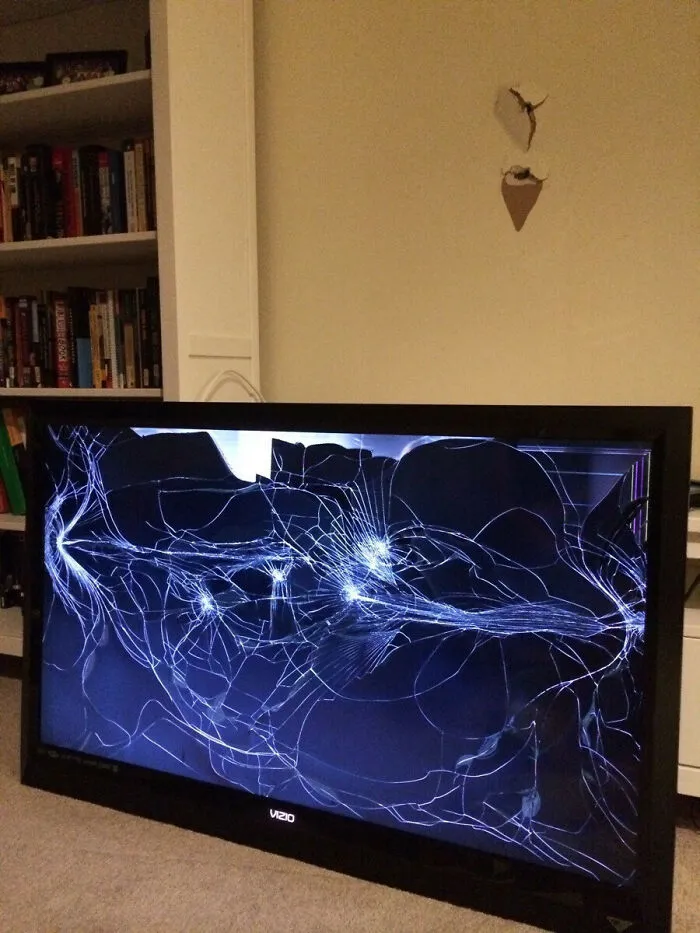 Of Course It Will Hold The TV, Honey!