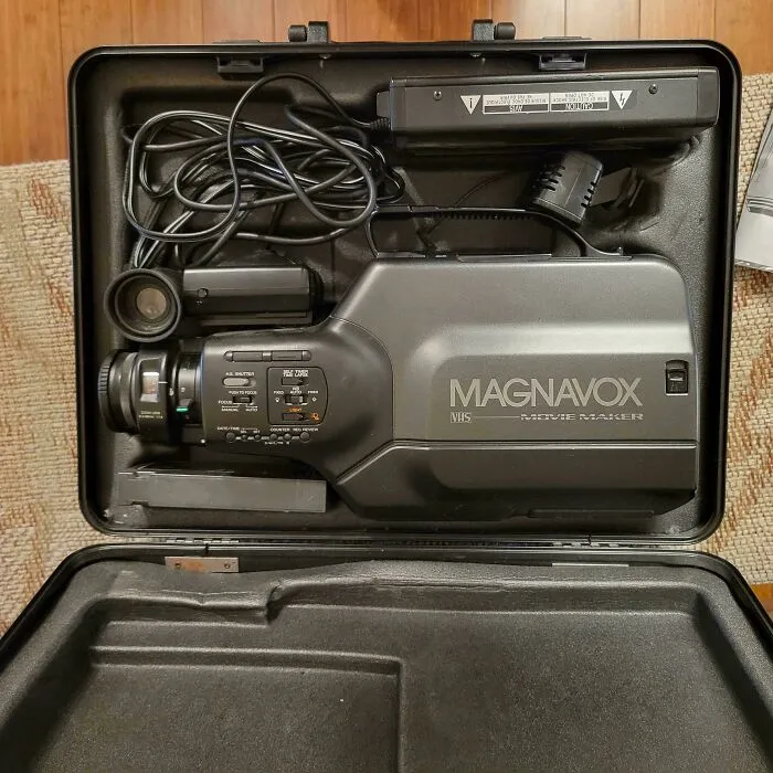 An 80's Camcorder I Found In My Parents' Attic. It Still Works!