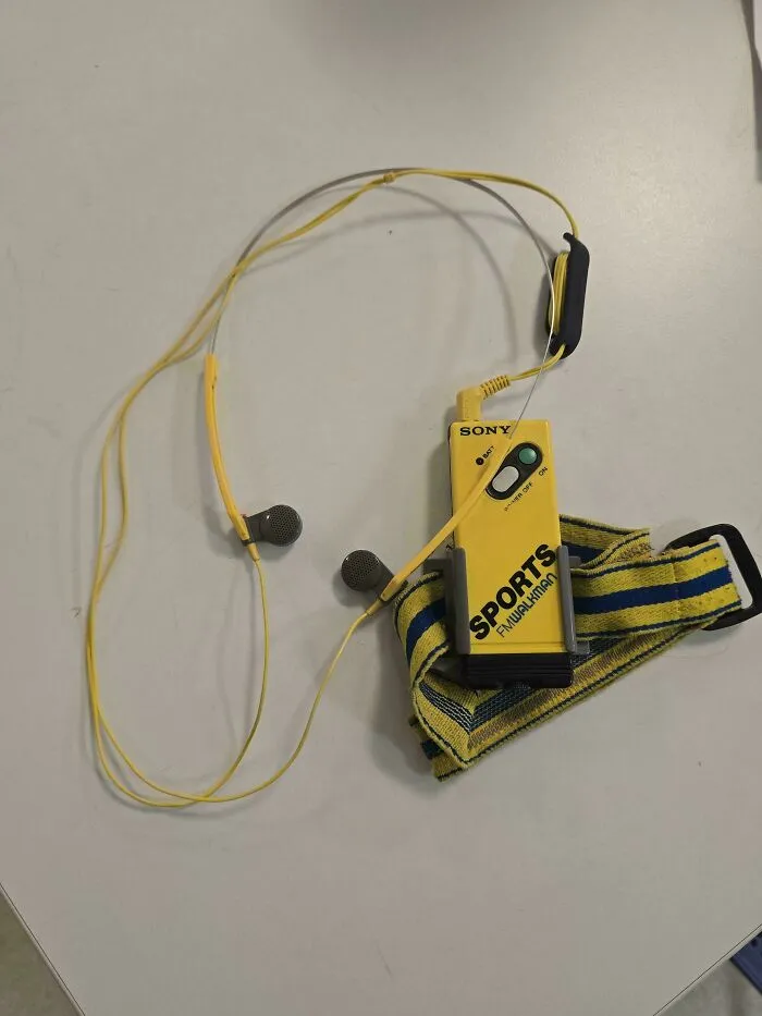 My Co-Worker Still Owns And Uses A Sony Fm Walkman From The 1980's