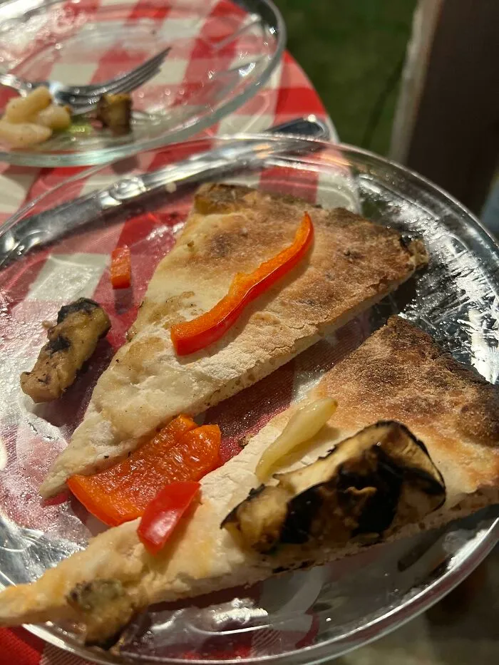This “Vegan Pizza” Provided At A Wedding Last Night