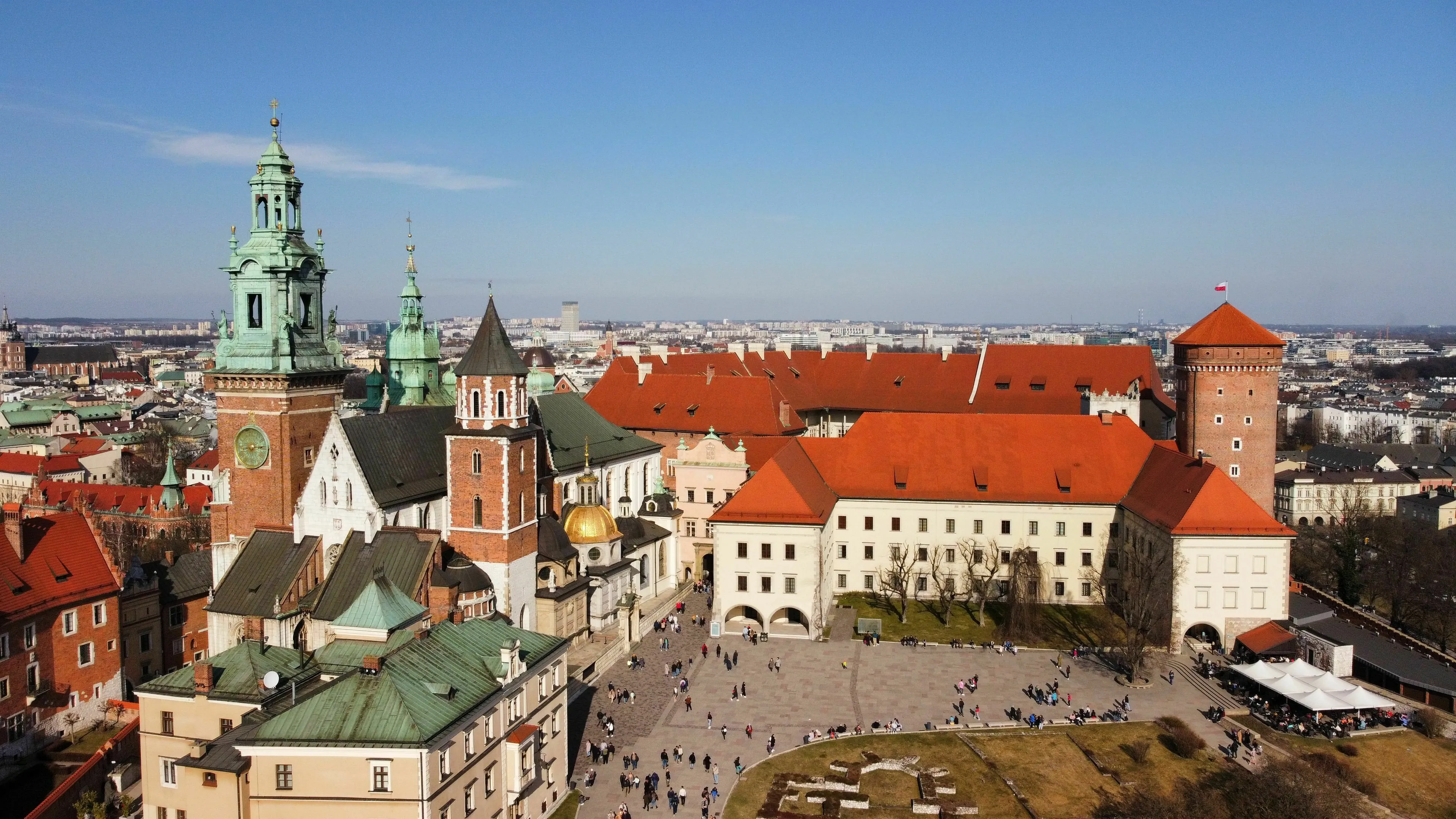 Wawel Royal Castle and Cathedral in Kraków, Poland. General Geography Knowledge Quiz.