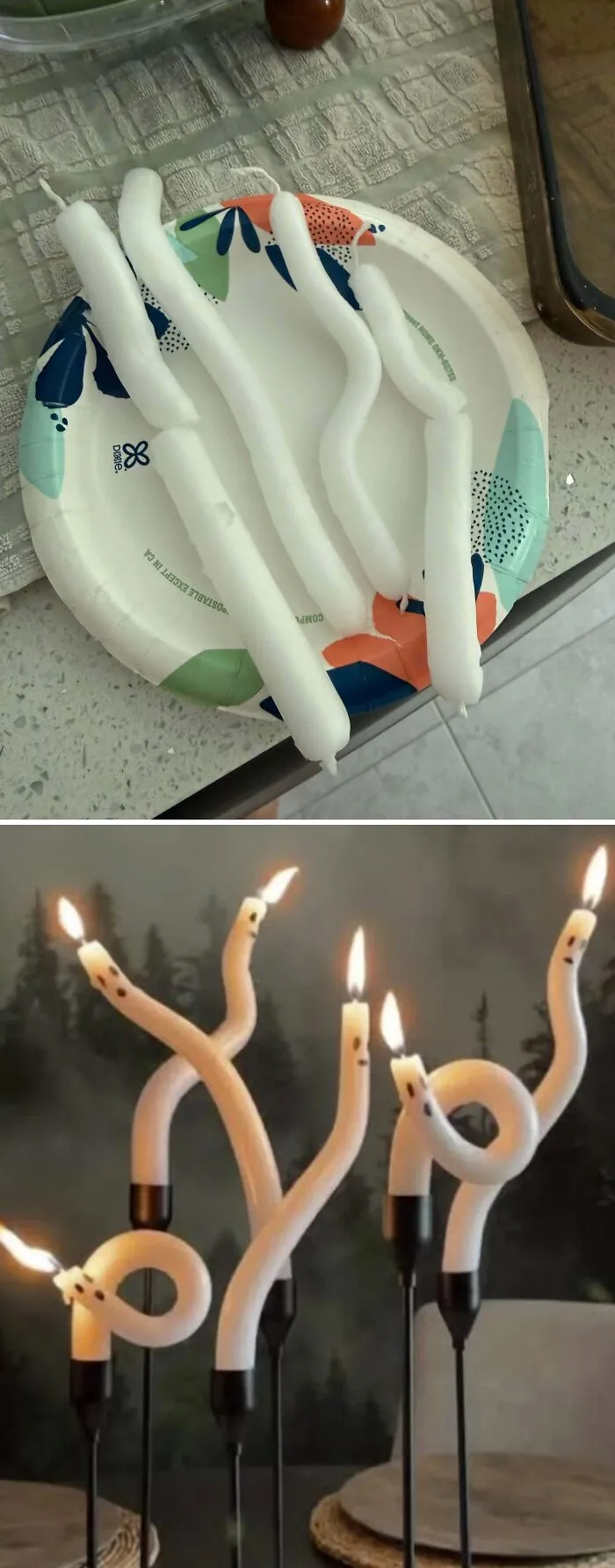 Halloween Ghost Candlestick Fail And Clogged Sink