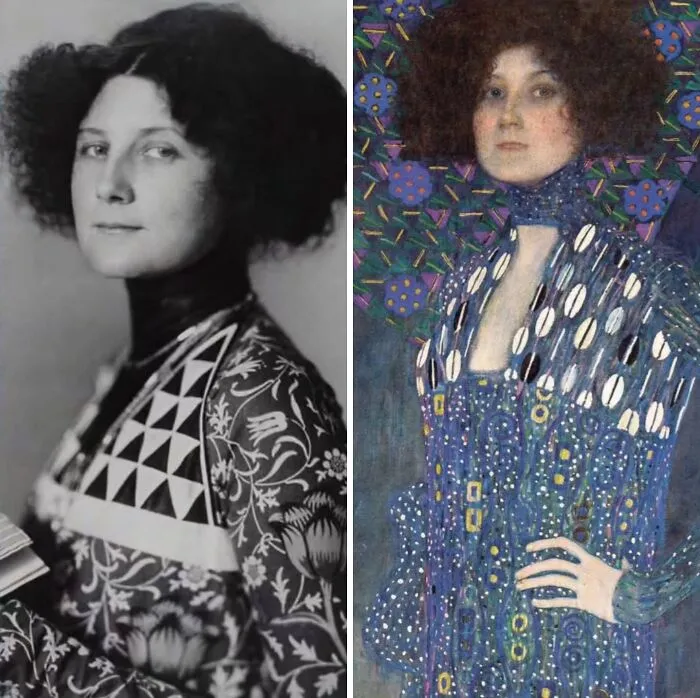 Portrait Of Emilie FLöge By Gustav Klimt, 1902