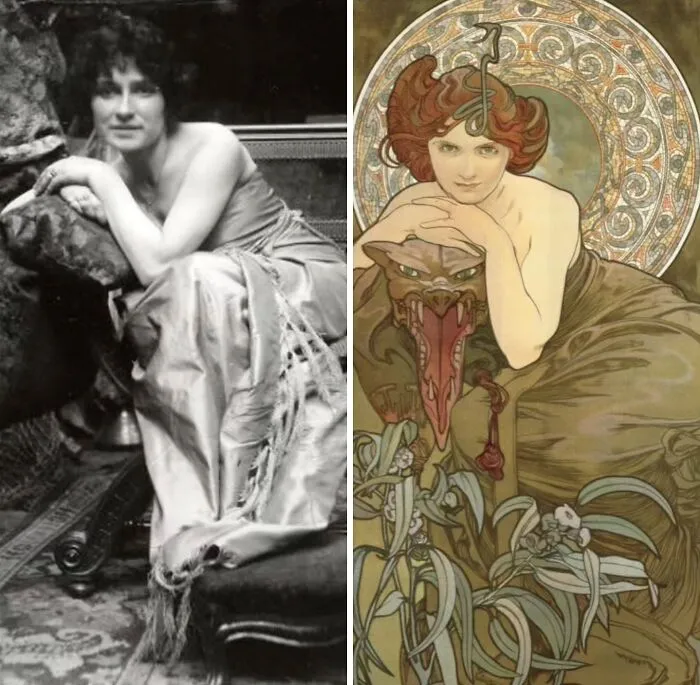 The Precious Stones: Emerald By Alphonse Mucha, 1900