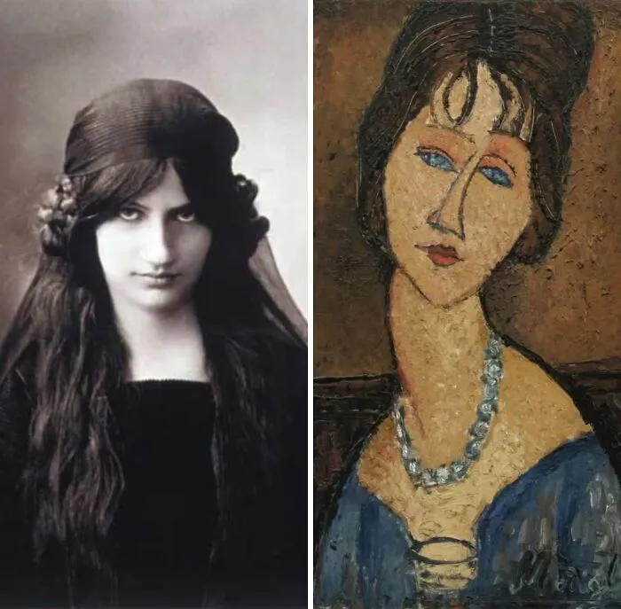 Jeanne Hébuterne With A Necklace By Amedeo Modigliani, 1917