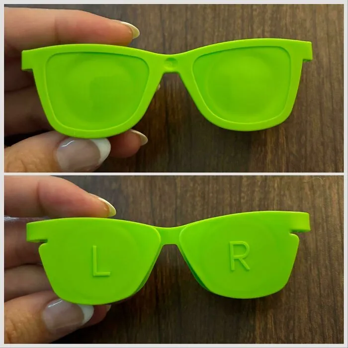Contact Lens Holder I Got From My Optometrist