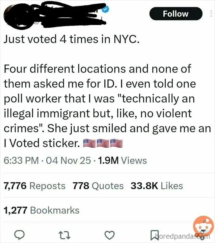 Voted 4 Times To Own The Libs!