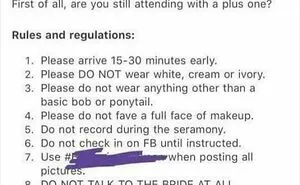 71 Of The Craziest Posts Showing Wedding Entitlement At Its Absolute Worst