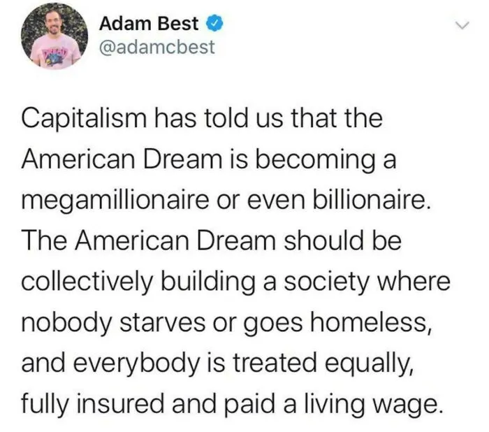 Don't Let The Billionaires Define Success. We Can Create Our Own Definition Of The American Dream