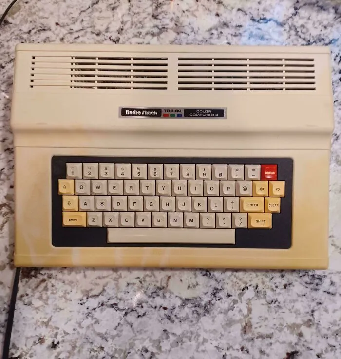 Radio Shack TRS-80 Color Computer 2, a vintage computer beloved by Gen X