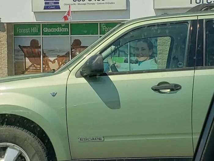 Thought The Driver Of This Car Was Just Staring Me Down For No Reason