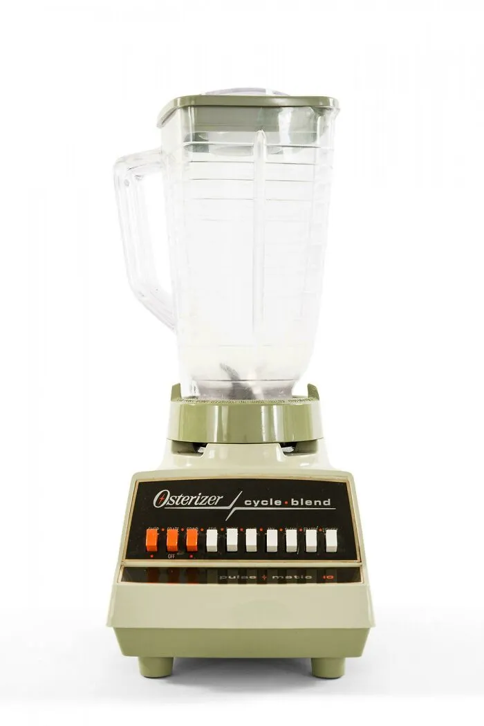Vintage Osterizer blender with cycle blend controls from the 70s
