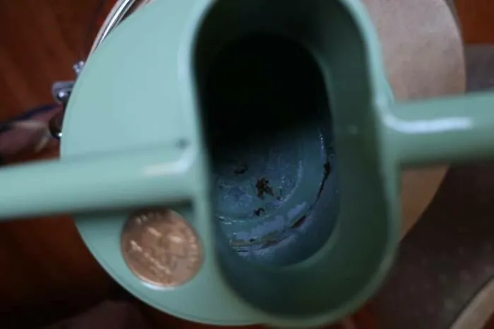 Haws Made In England Watering Can. Rusting After 3 Years. 5 Year Guarantee Doesn't Cover This Damage. Nice!