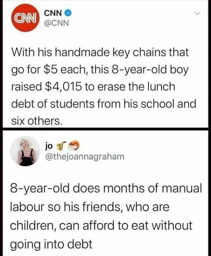 What A Selfless Thing To Do