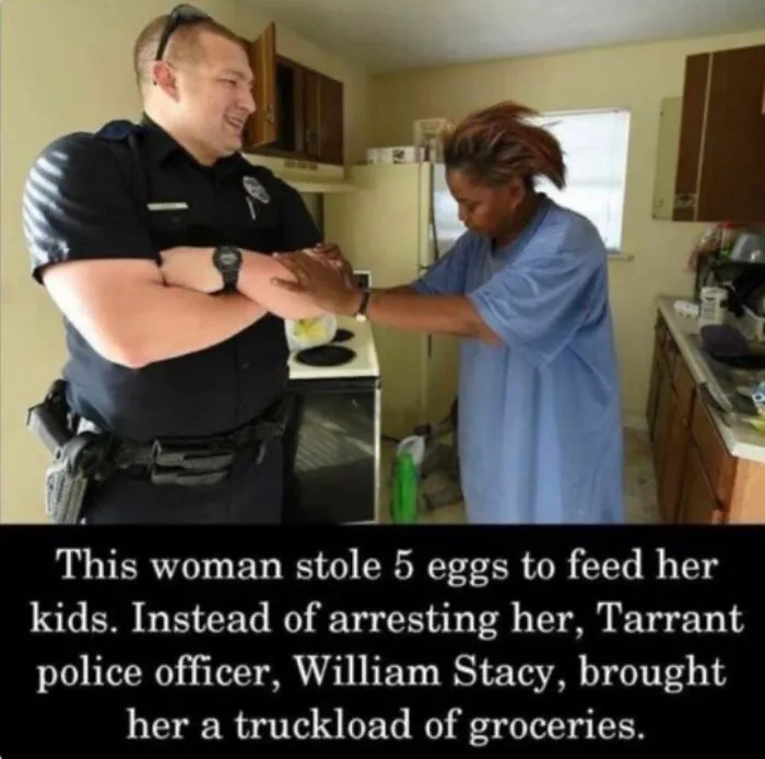 Police Officer Chooses To Help Rather Than Arrest Impoverished Mother