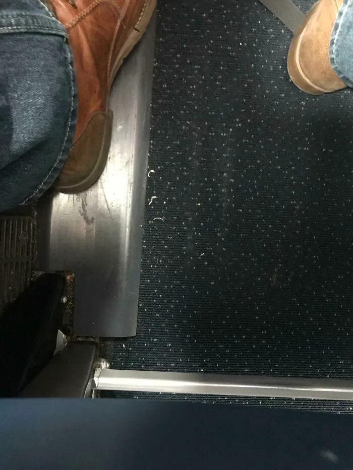 Someone Cut Their Fingernails On The Plane. One Of The Worst Types Of Passengers
