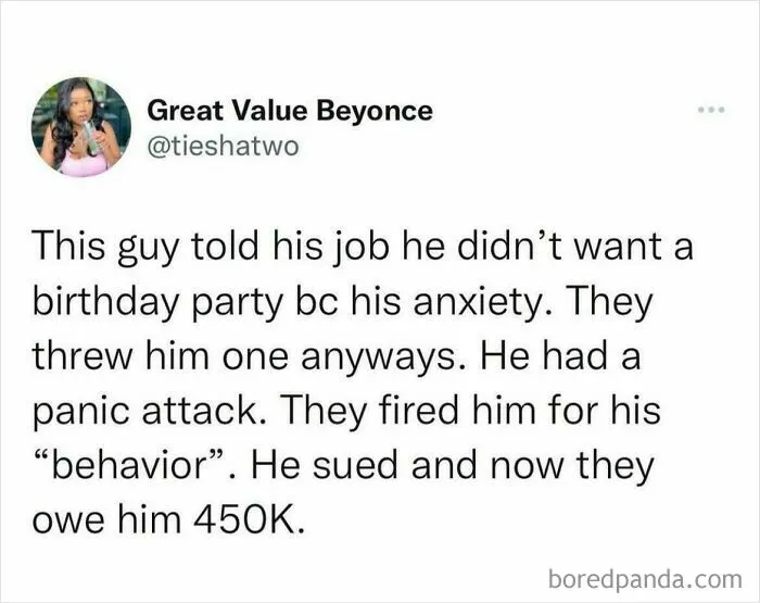 Telling Them Not To Throw A Party, Throwing A Party, Then Getting Fired For Your Reaction