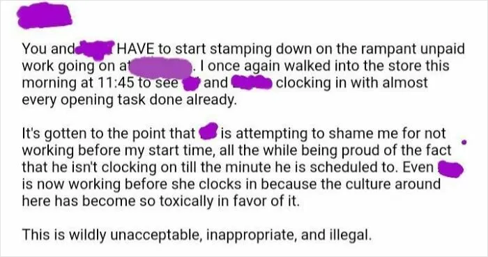 I Was Fired After Sending This Email To My Boss About Labor Violations