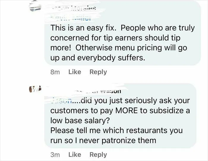 Owner Of Three Restaurants In The Suburbs Of Chicago Asks His Customers To Pay His Wait Staff A Better Wage