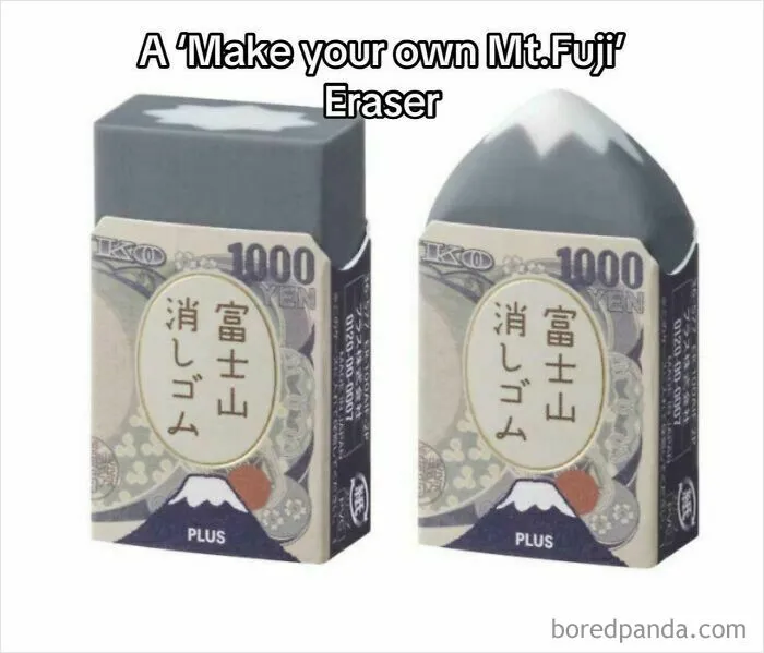 Make your own Mt. Fuji eraser with creative design concept