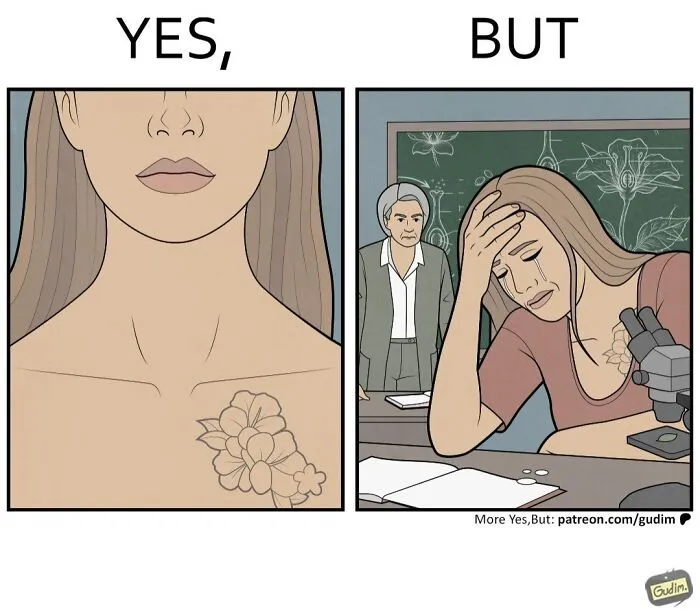 27 “Yes, But” Comics That Show How Reality Has A Funny Way Of Ruining Our Expectations (New Pics)