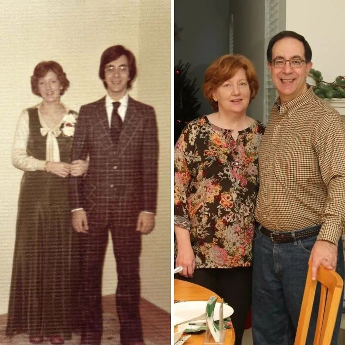 My Parents 1976 And 2020. They Have Been Married 39 Years This Year