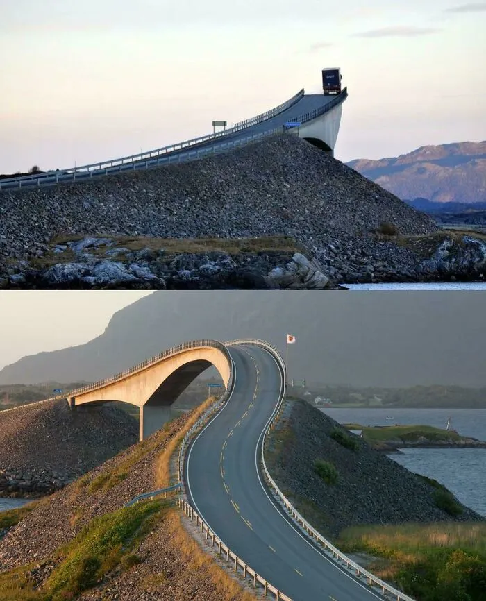 The Storseisundet Bridge in Norway, a prime example of world's best infrastructure