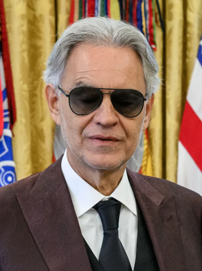 Singer and Songwriter Andrea Bocelli, 68