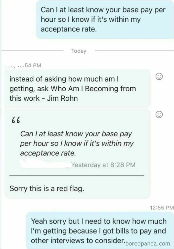 Is It Normal To Not Want To Discuss The Base Pay?
