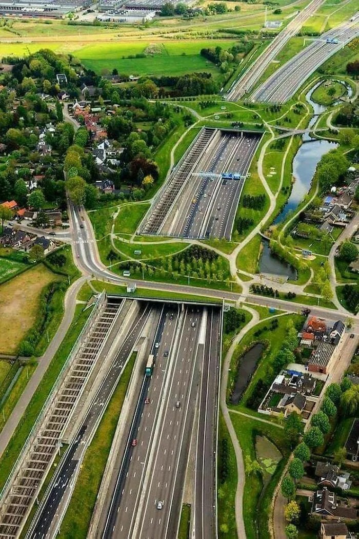 Ecoducts, Railway, Highway, Roads, Walkways,... In Breda, The Netherlands[740x1110]