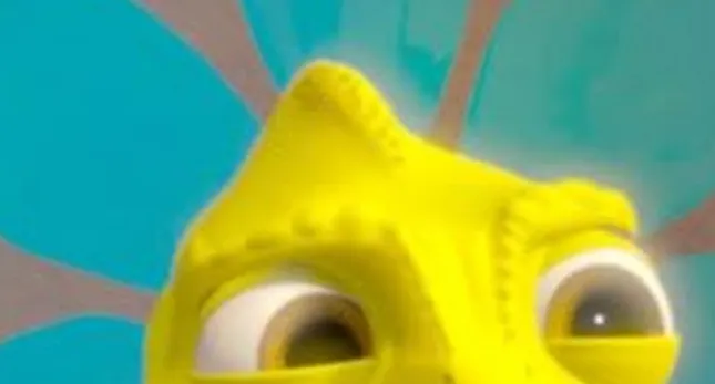 An extreme zoom-in of Pascal from Tangled, inviting fans to guess the Disney character.